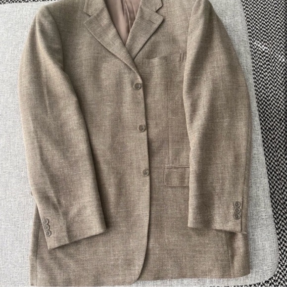 Ermenegildo Zegna Tan Blazer - Picture 2 of 6